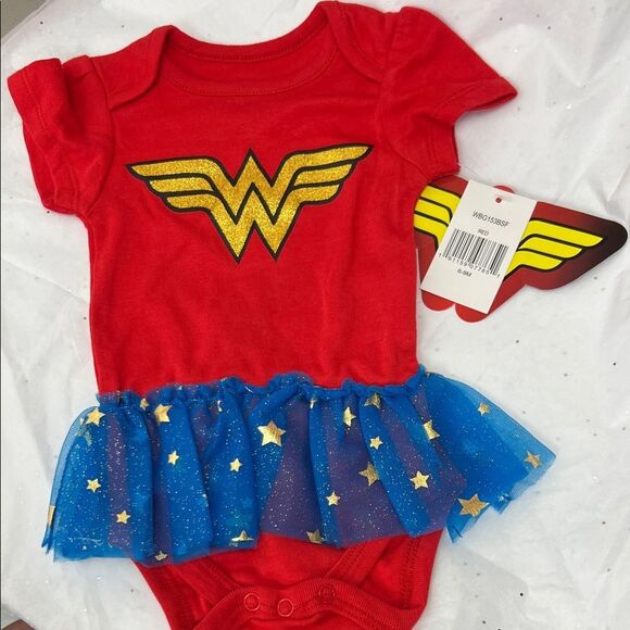 Wonder woman bred tutu insecure size 6-9 Months NWT - Picture 2 of 9